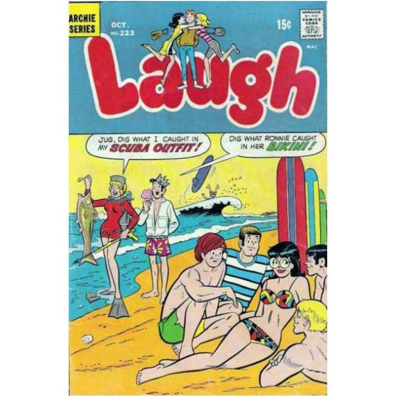 Laugh Comics #223 in Very Good + condition. Archie comics [l]
