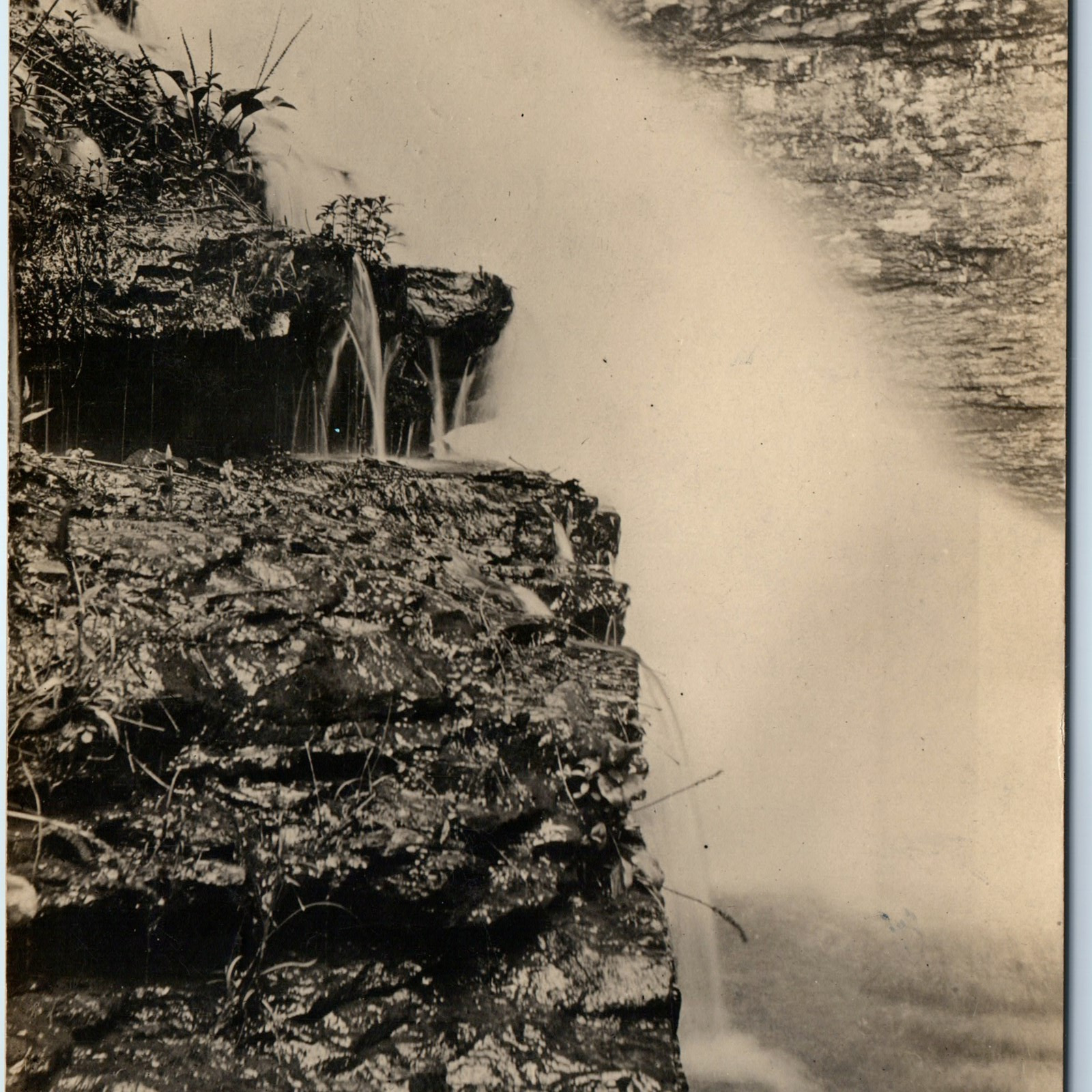 c1910 Clifty, TN Waterfall RPPC Falls Real Photo by James A. Goodwin Sparta A258