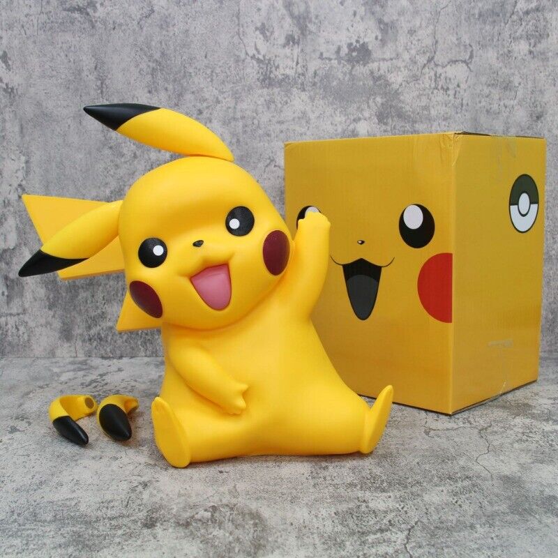 Anime Pokémon Pikachu Pocket Monster Statue boxed PVC 1:1 figure gift 33CM