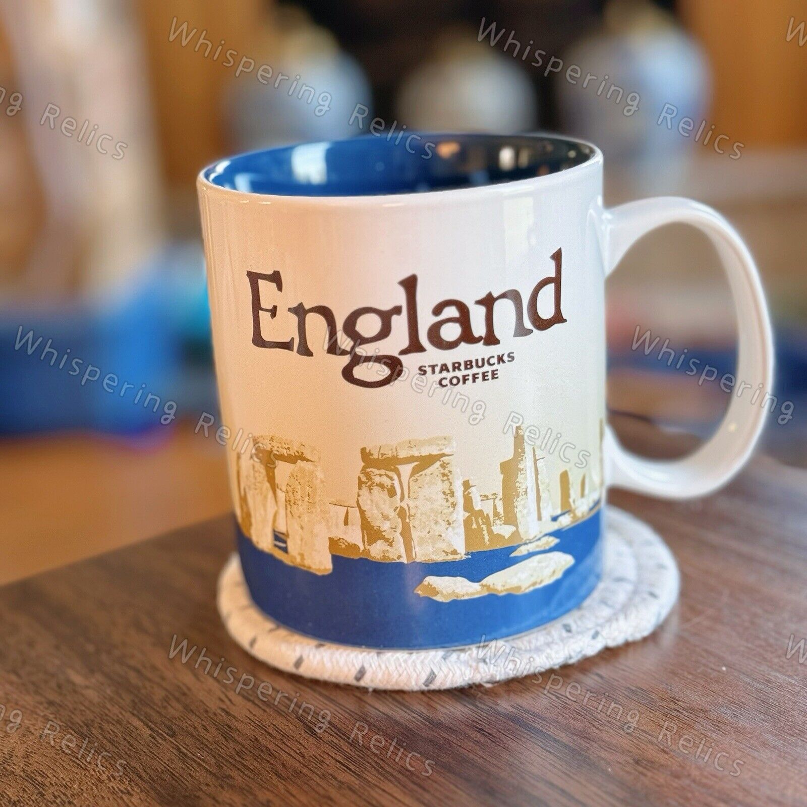 England | Stonehenge | Starbucks 16 oz Global Icons Coffee Tea Latte Cup Mug