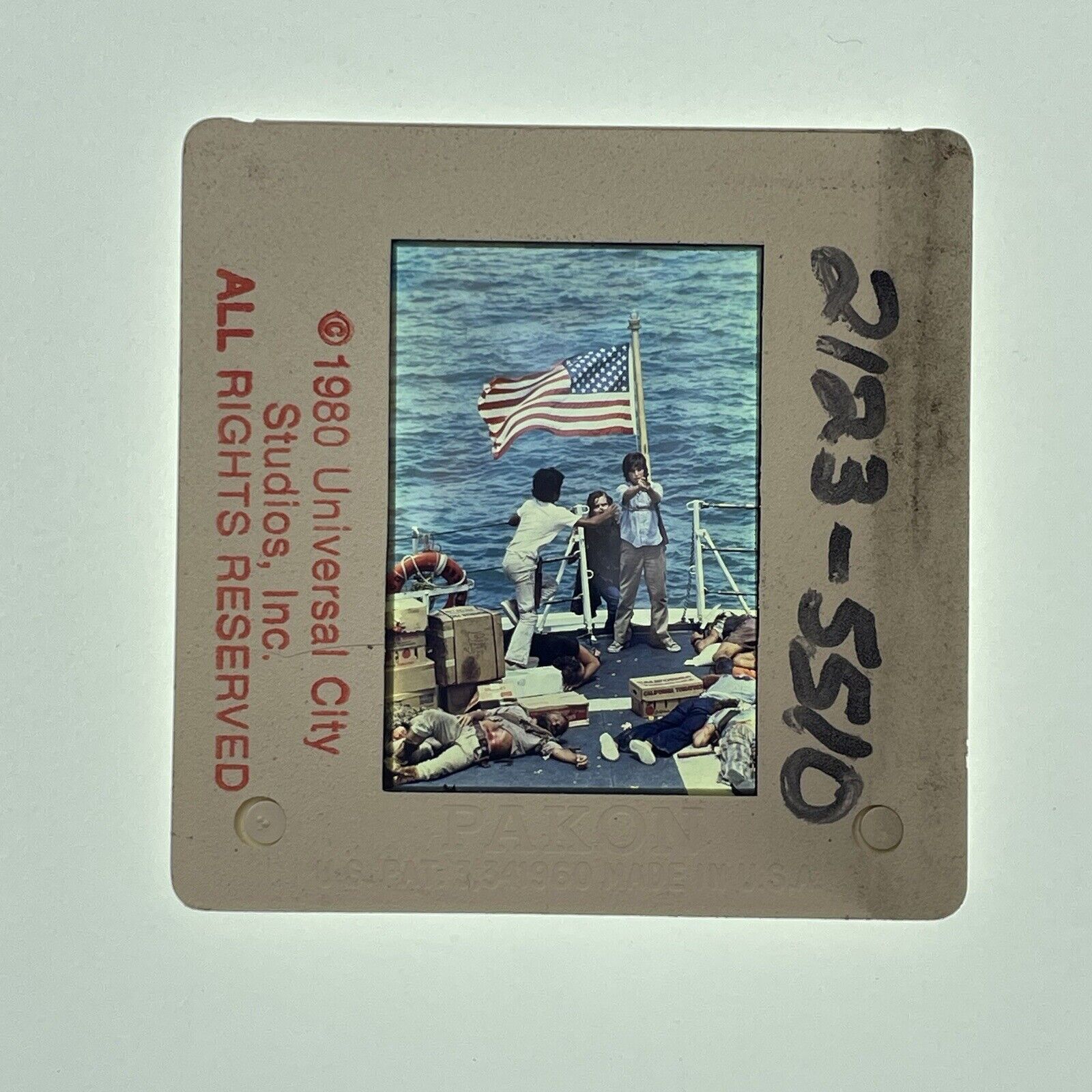 David Warner and Jeffrey Frank in The Island 1981 Film  S33609 SD14  35mm Slide