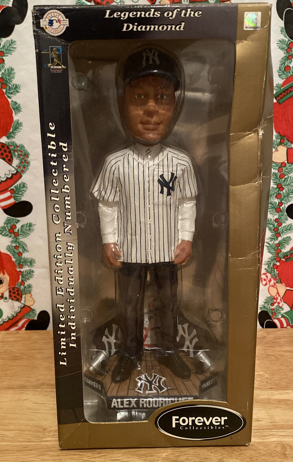 A-Rod FOREVER COLLECTIBLES LEGENDS OF THE DIAMOND ALEX RODRIGUEZ BOBBLEHEAD Toy