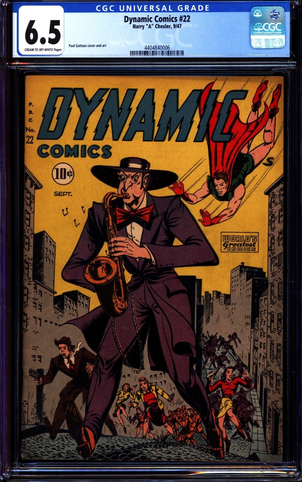 Dynamic Comics 22 CGC 6.5 Paul Gattuso cover Harry 