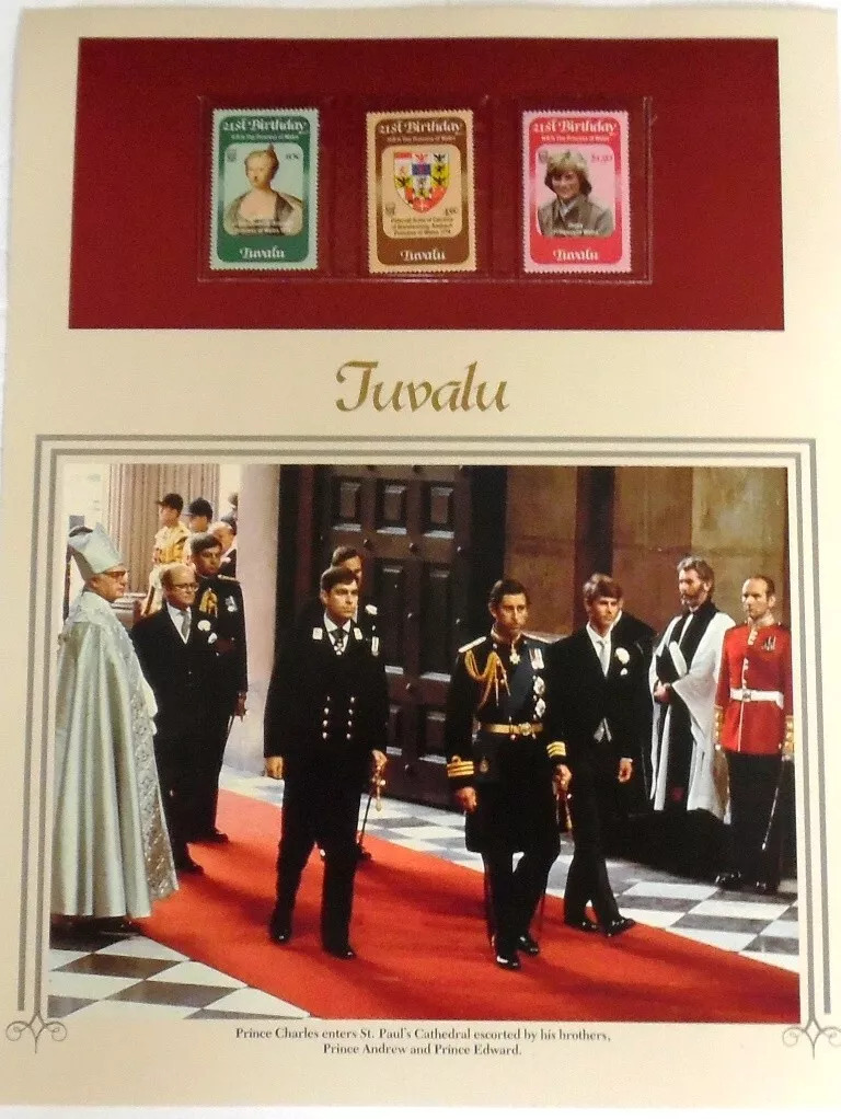 A Philatelic Collection of the Royal Wedding Charles & Diana 28 Sheets 97 Stamps