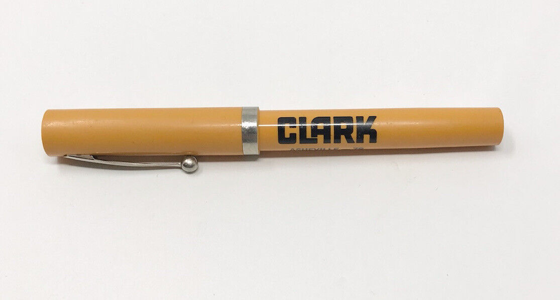 Vintage Sheaffer CLARK Company Pen Twist Off Cap “No Ink” 1978 Asheville NC￼