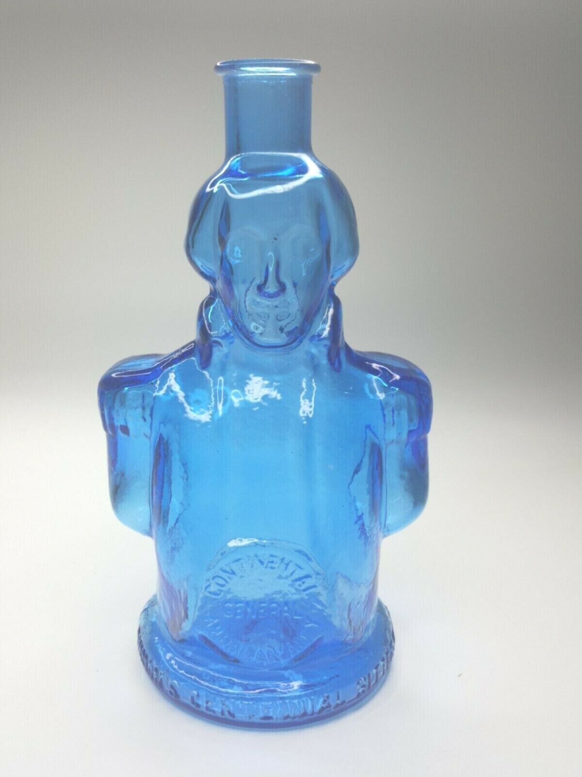 General Washington US Continental Army  Bottle-Sapphire Blue