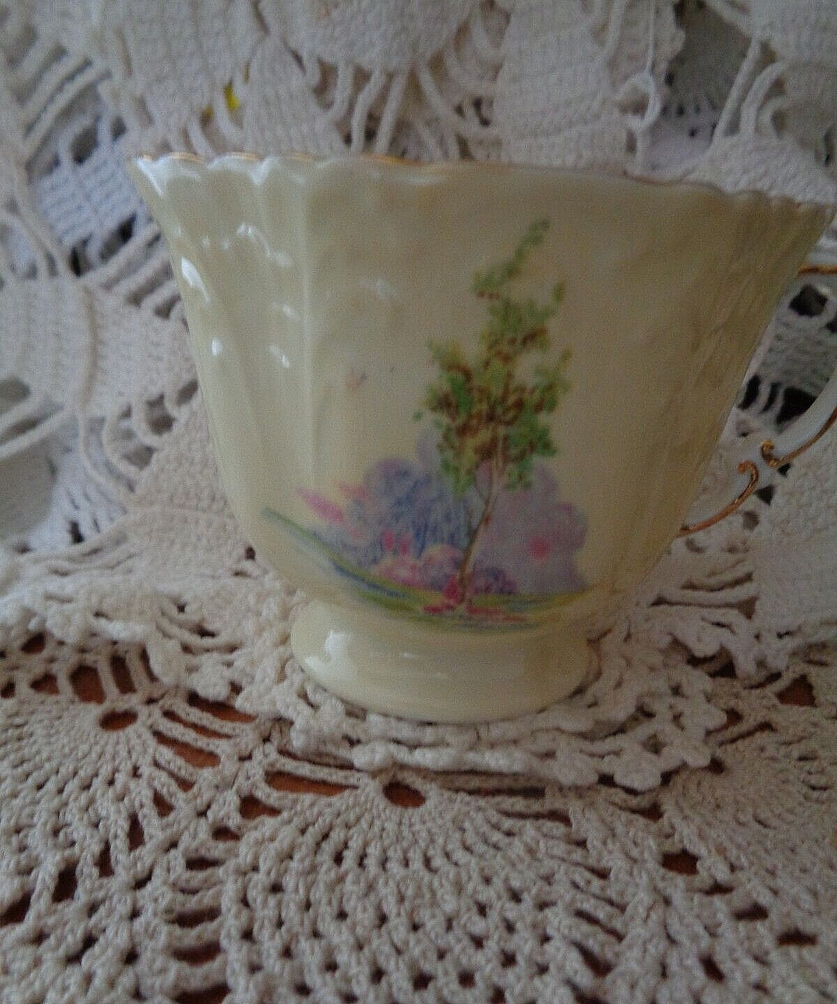 VINTAGE AYNSLEY FINE BONE CHINA FOOTED CUP ONLY