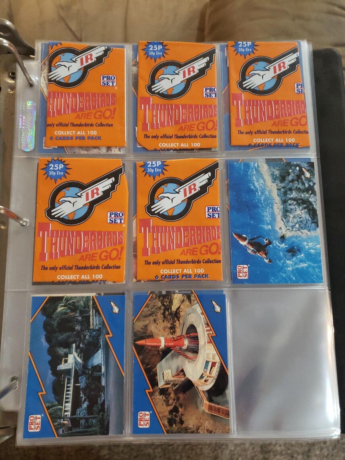1992 Thunderbirds Are Go Complete Trading Card Set 1-100 Pro Set Plus 5 Wrappers