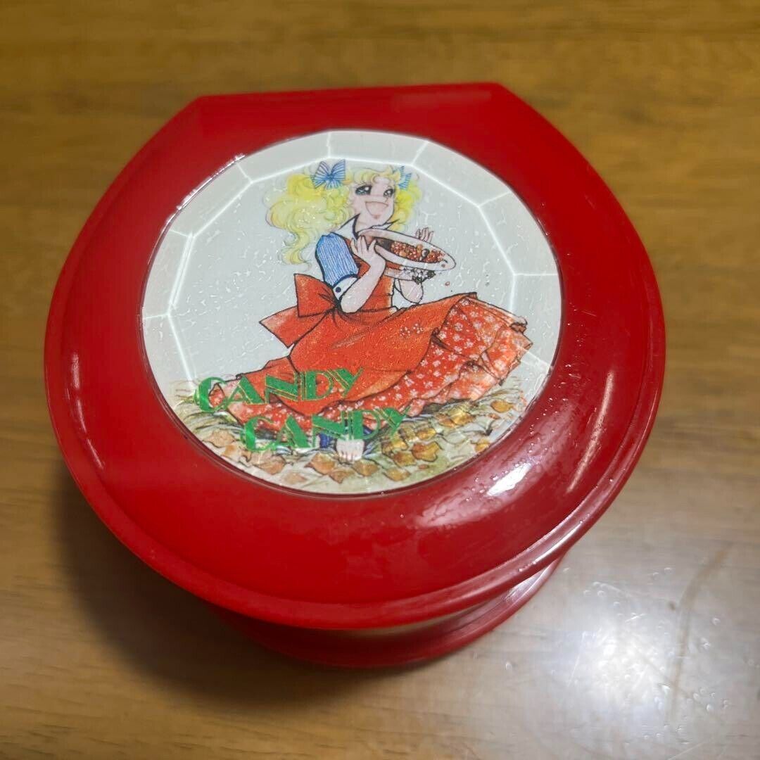 Candy Candy Music box Red Showa Retro Manga Anime Vintage Collection Japan Used