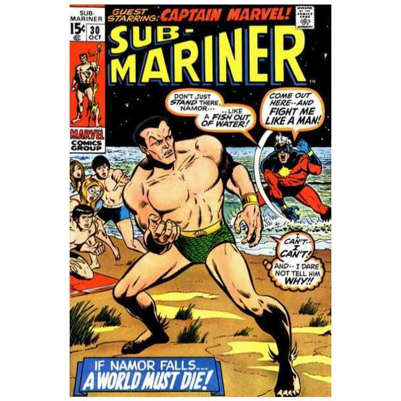 Sub-Mariner #30  - 1968 series Marvel comics Fine minus [s:
