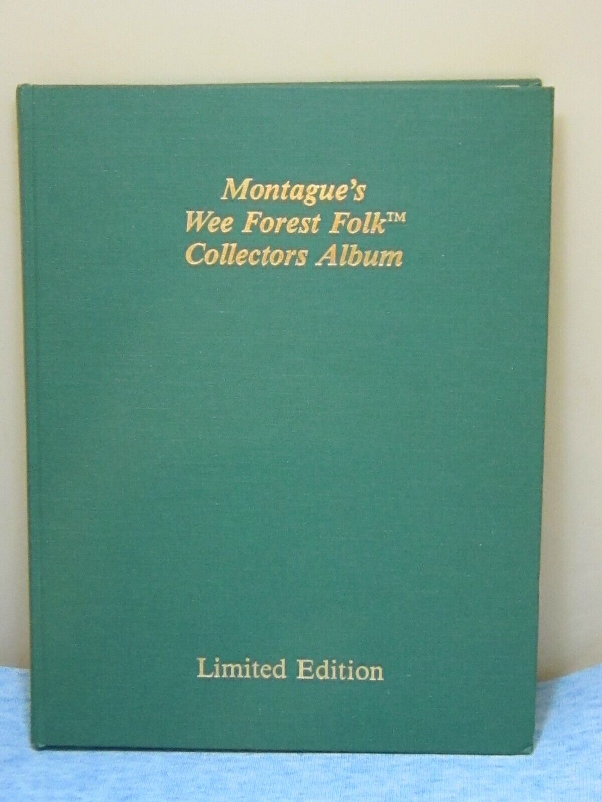 Wee Forest Folk Montague's Collectors Album RARE 1988 Ltd Ed #109/300 Price Book