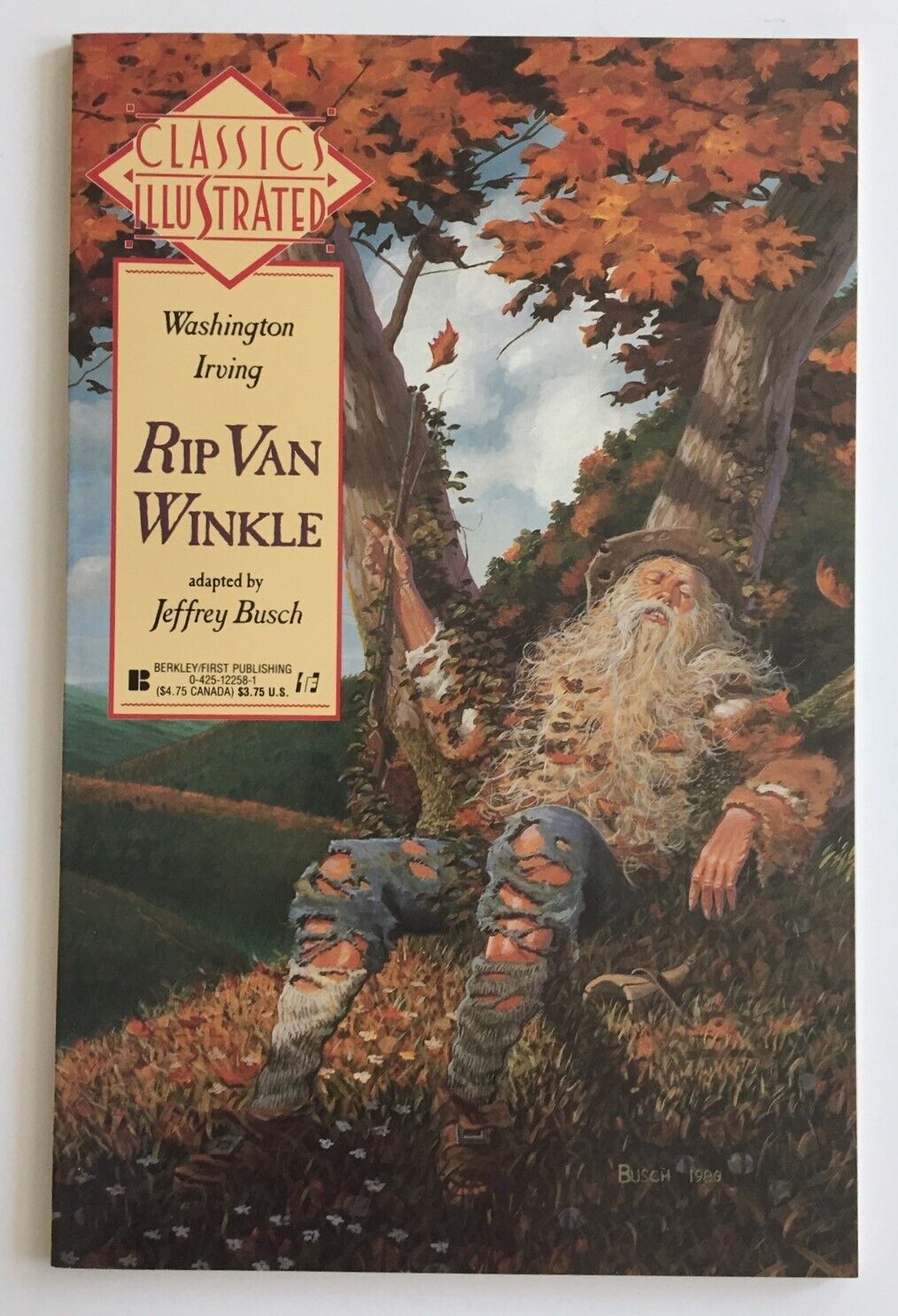 Classics Illustrated #11 (1990) Rip Van Winkle 1st Edition by First Publishing 
