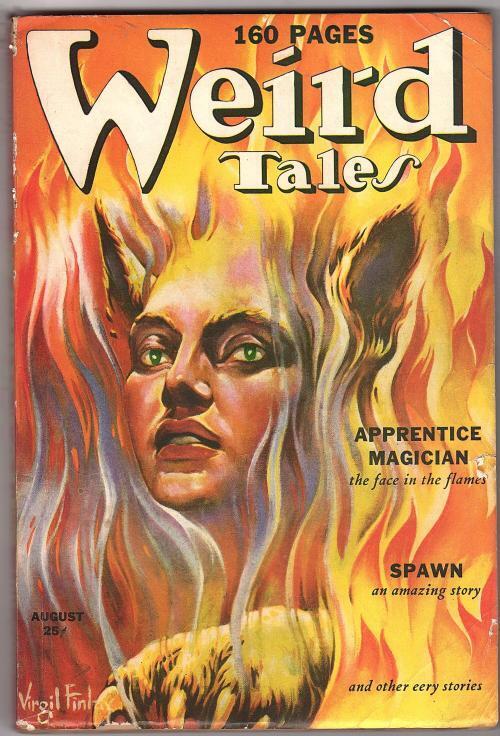 Weird Tales Aug 1939 Robert E. Howard "Almuric" pt 3, Quinn - Pulp