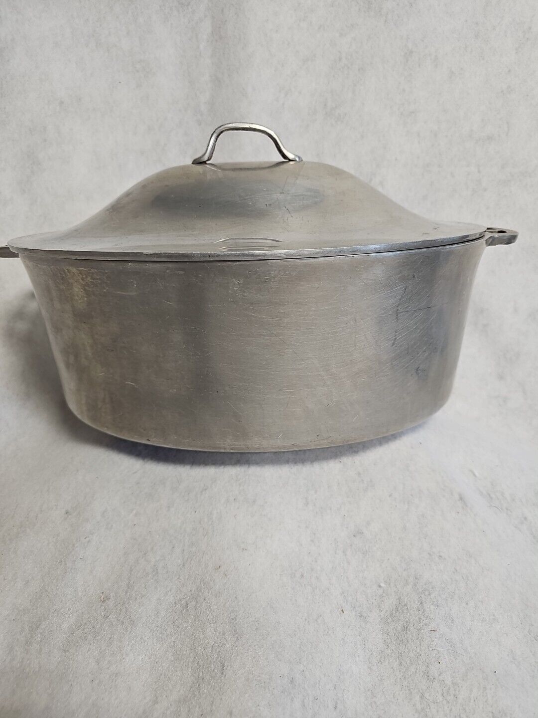 Vintage MASTER Maid Cookware Dutch Roaster W/Lid Circa 1950s Cast Aluminum Oval