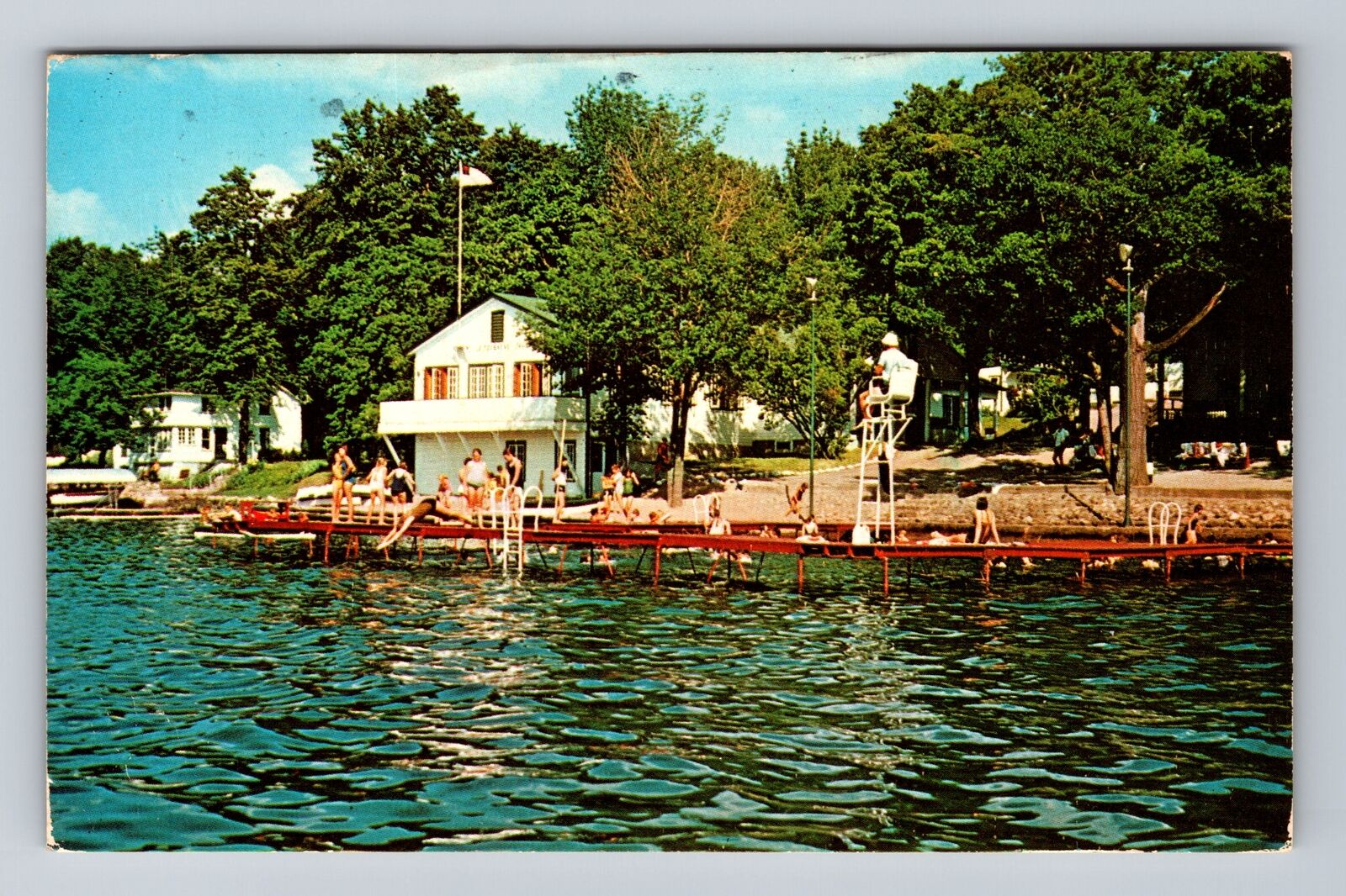 Canandaigua NY-New York, LeTourneau Christian Camp, Antique Vintage Postcard