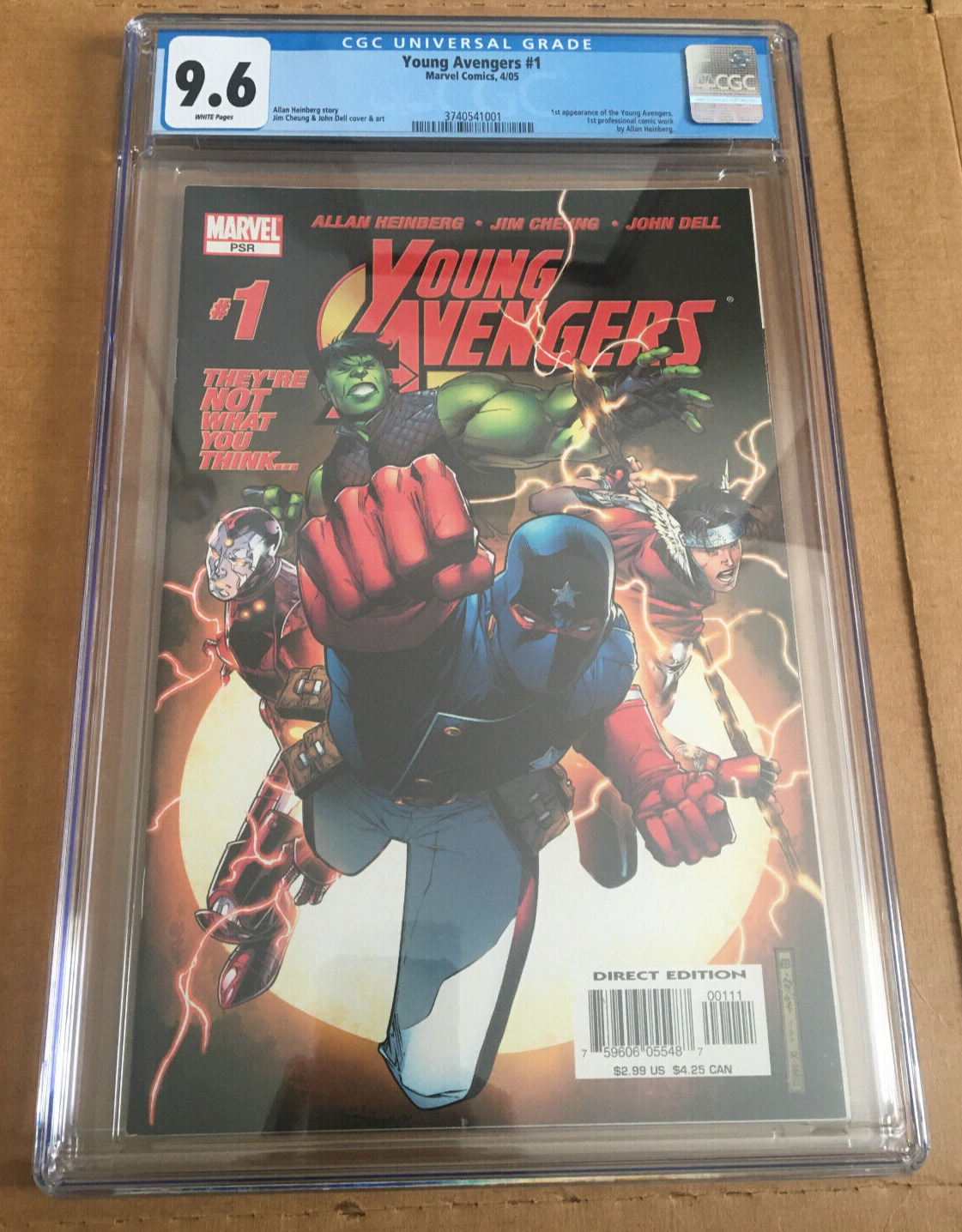 (Marvel Comics April 2005) YOUNG AVENGERS #1 CGC 9.6 KEY issue