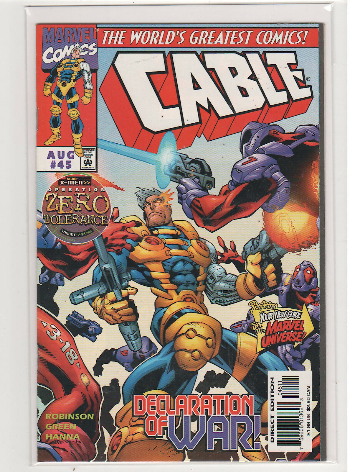 Cable #45 X-Force 9.6