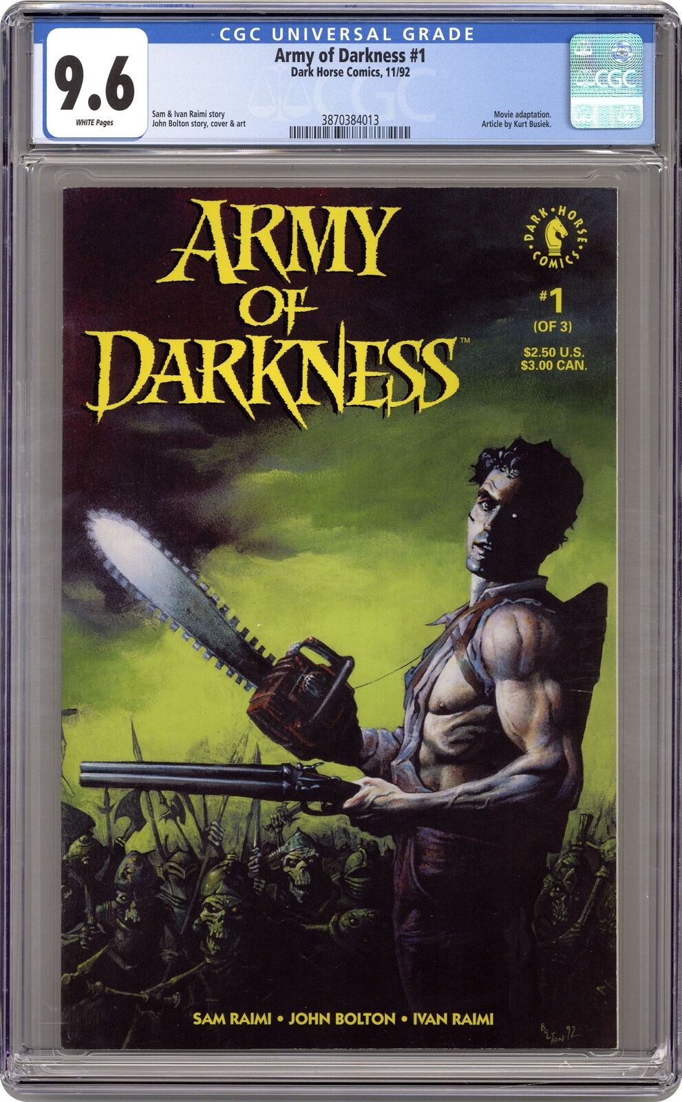 Army of Darkness #1 CGC 9.6 1992 3870384013