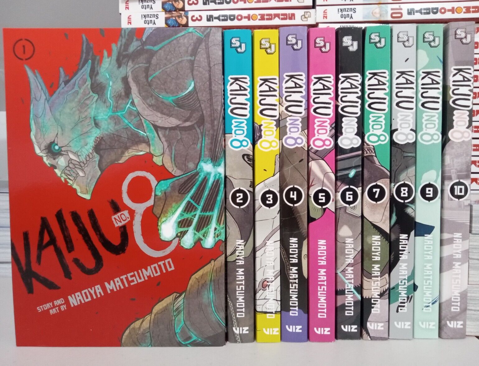 Kaiju No. 8 Manga Vol. 1-10 Complete Set English Naoya Matsumoto *NEW* 