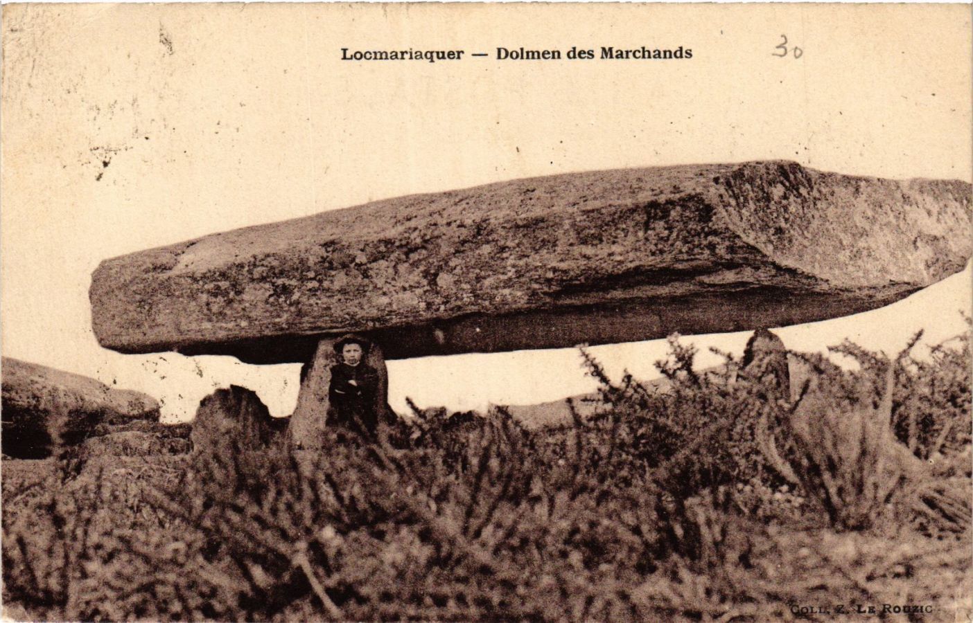 CPA LOCMARIAQUER - Dolmen des Merchands (431091)