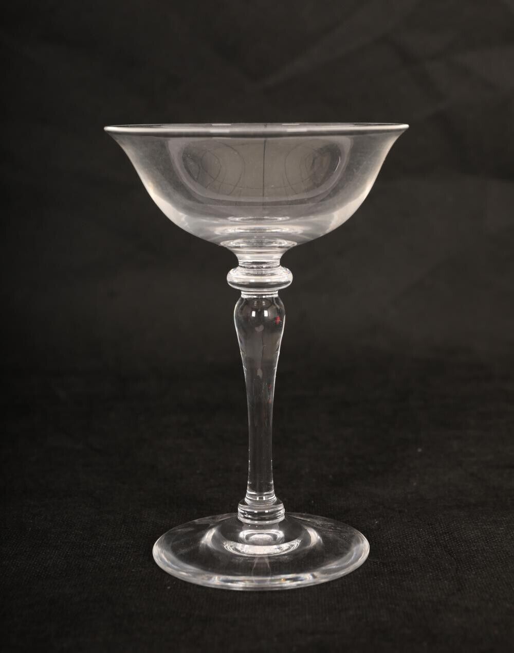 Exquisite Vintage Steuben Crystal Champagne/Sherbet Glasses 6401 - Set of 8
