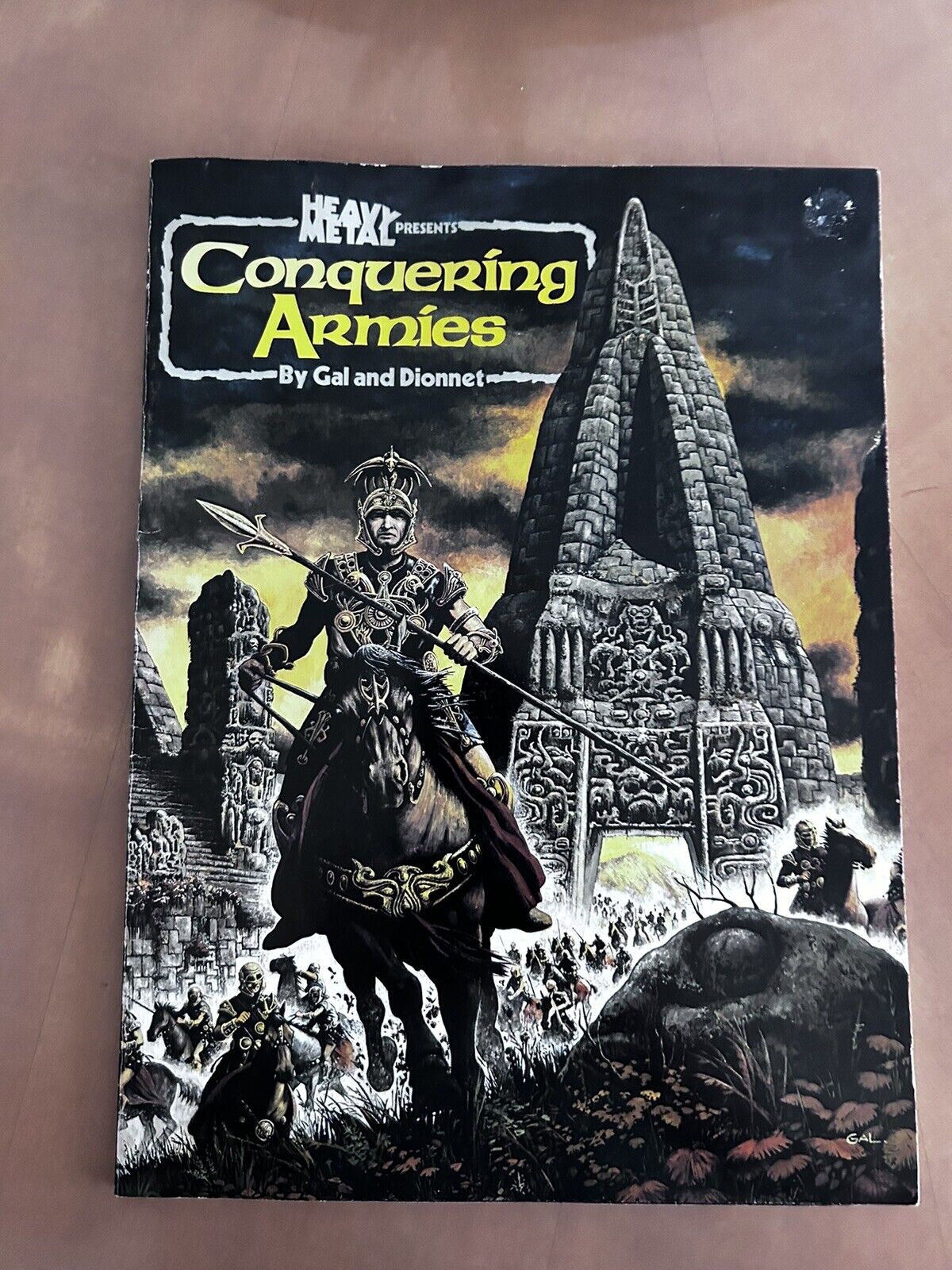 Heavy Metal Presents Conquering Armies Dionnet Gal 1978 Graphic Novel