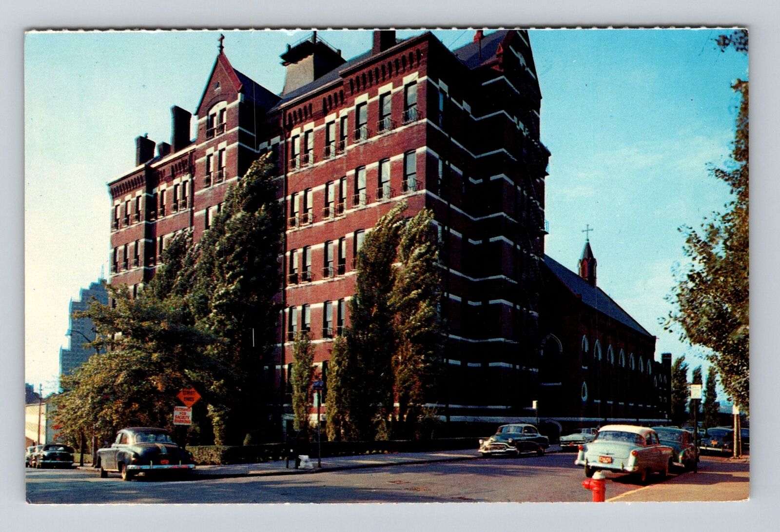 Pittsburgh PA-Pennsylvania, Duquesne University, Antique Vintage Postcard