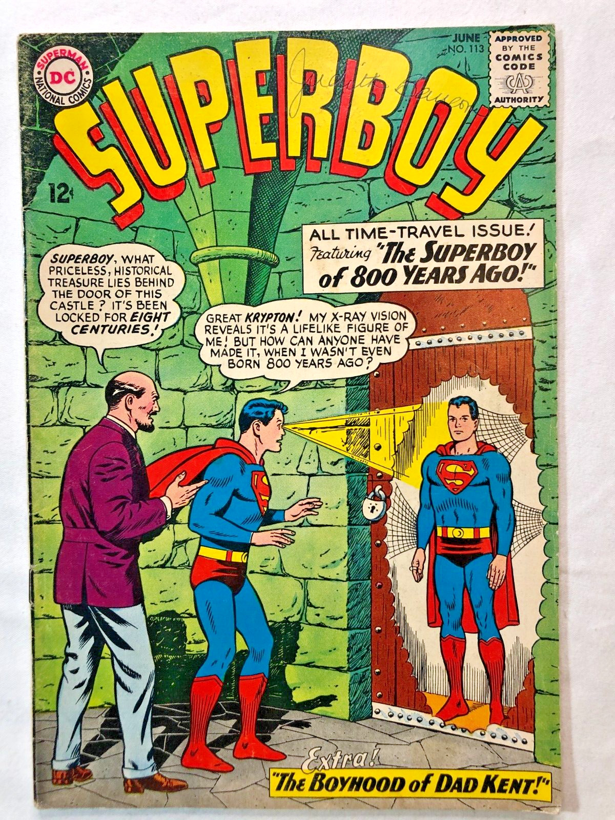 Superboy #113 June 1964 Vintage Silver Age DC Comics Great Collectable