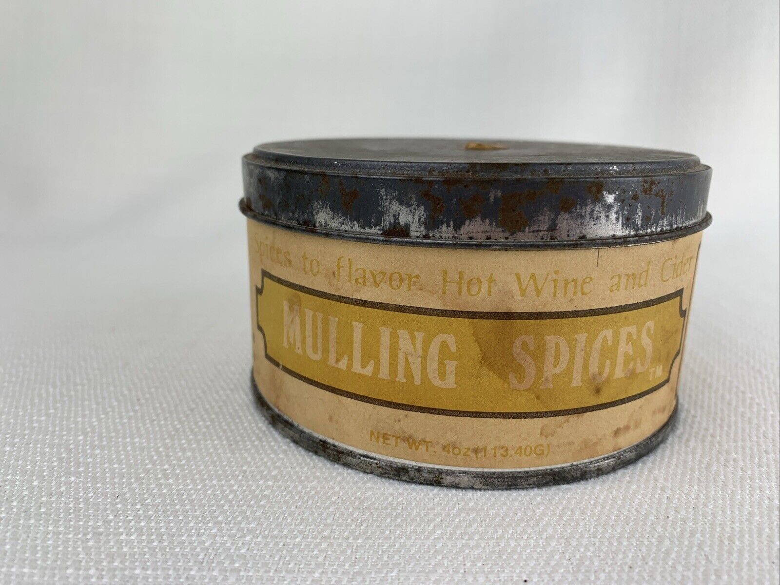 Vintage Good Time Mulling Spices Tin Spice Couple Company