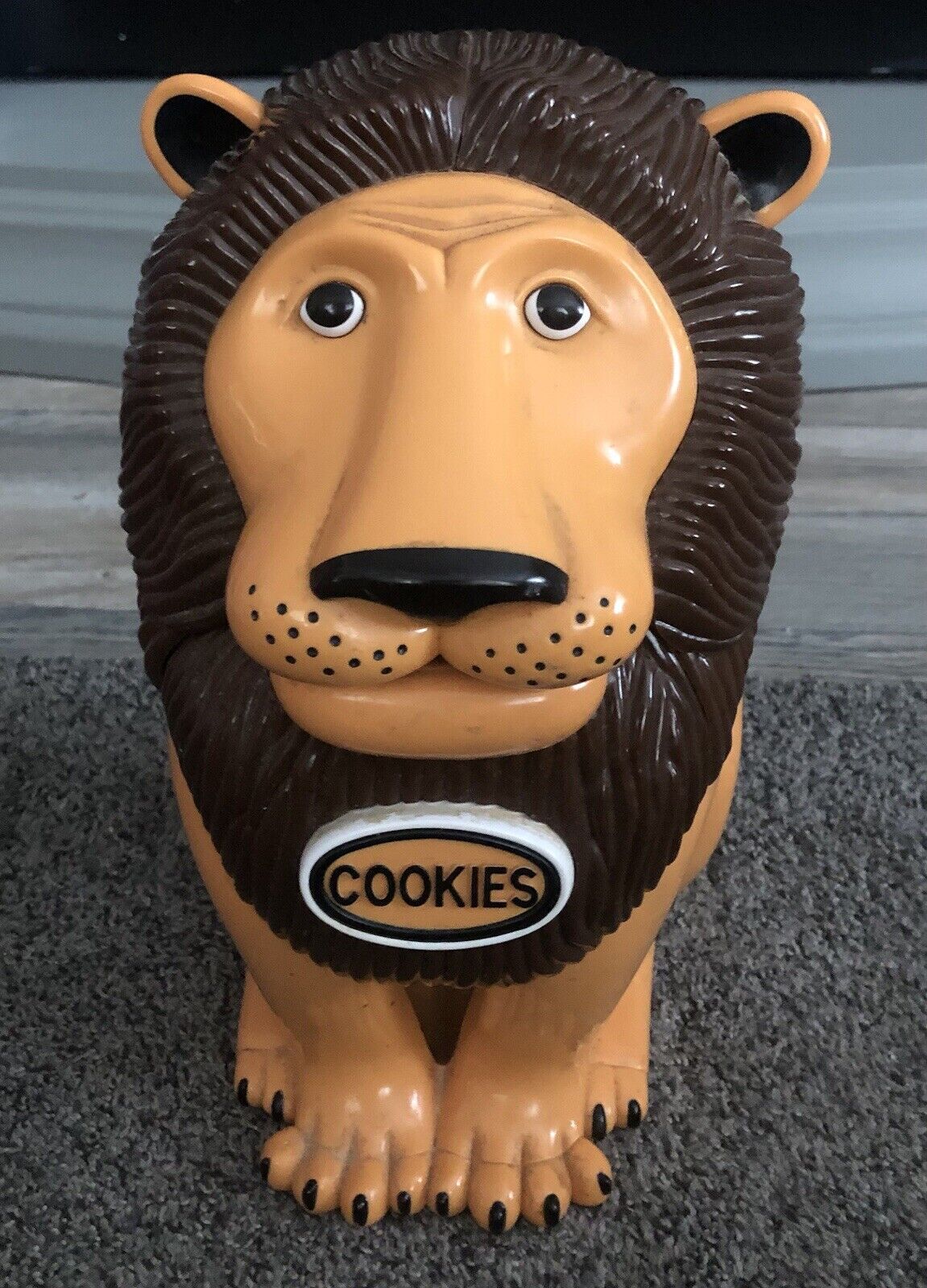 Vintage 1999 Roaring Talking Lion ‘The Original Tiger Cookie Jar’ Tested & Works