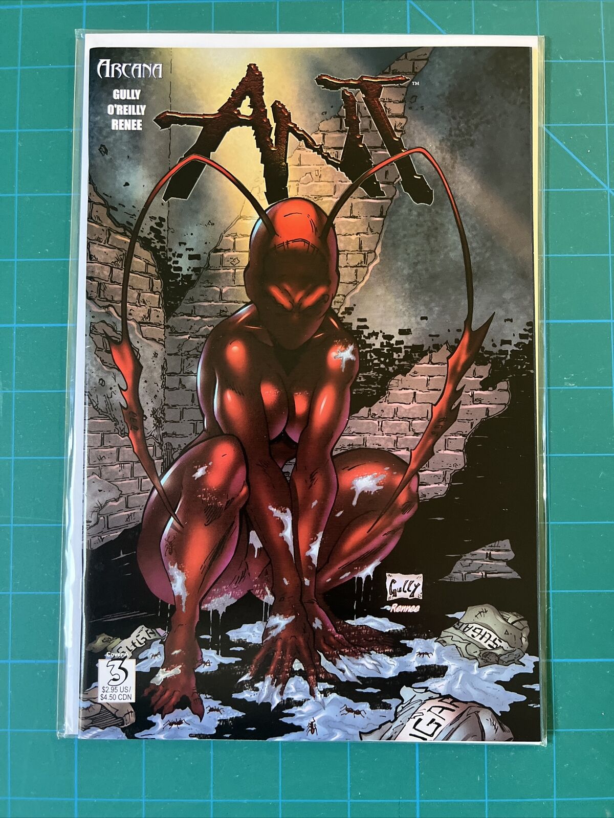 ANT #3 (2004) Cover A 1st Printing Rare Issue Mario Gully Arcana Comics