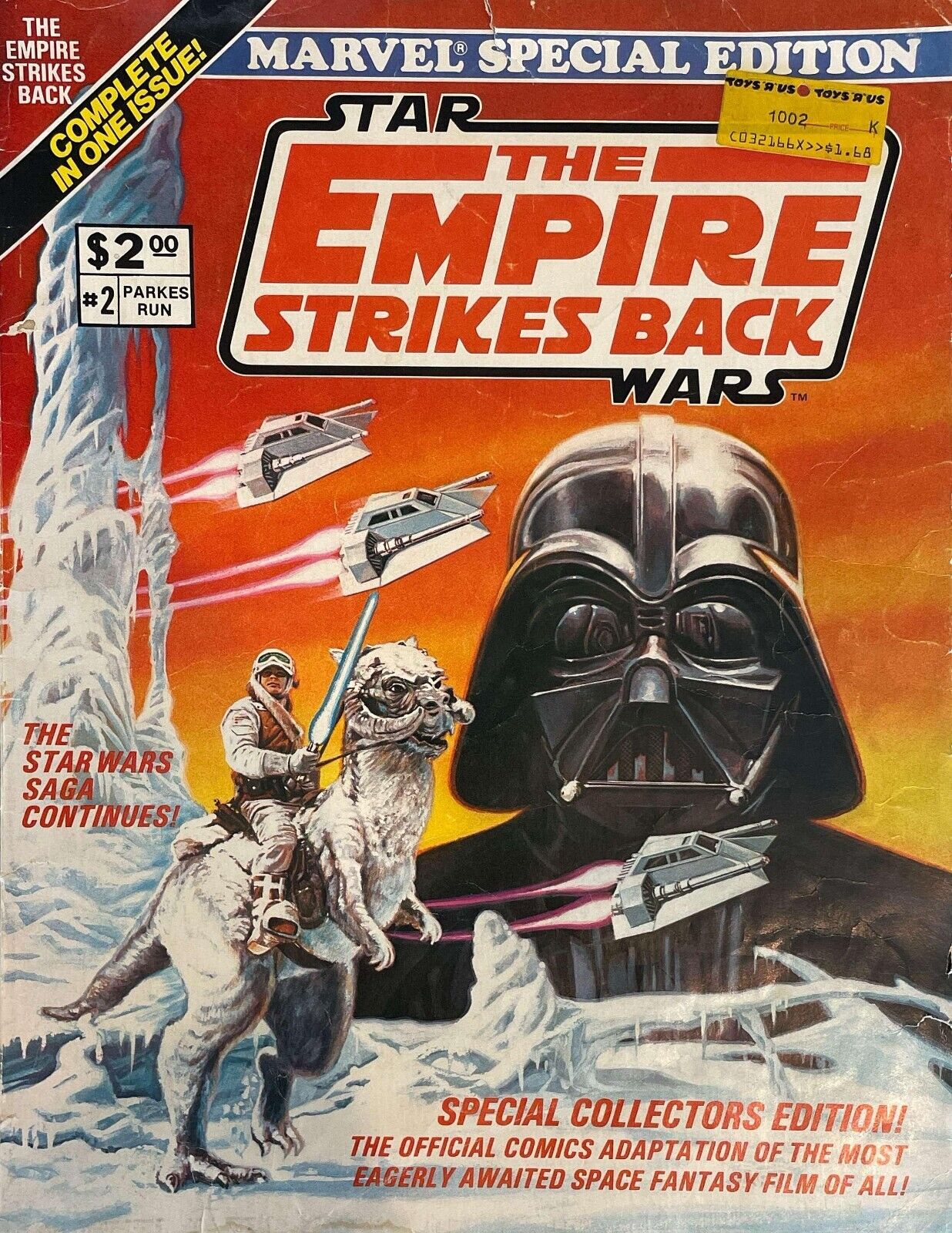 Vintage Marvel Special Edition Star Wars Empire Strikes Back Large Comic 1980