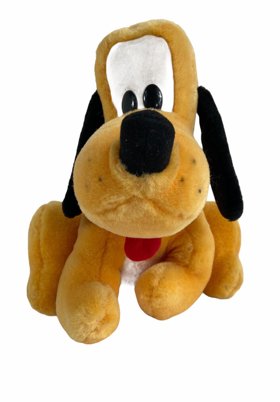 Pluto Walt Disney World Disneyland Parks  Sitting Plush Stuffed Animal 9 inch
