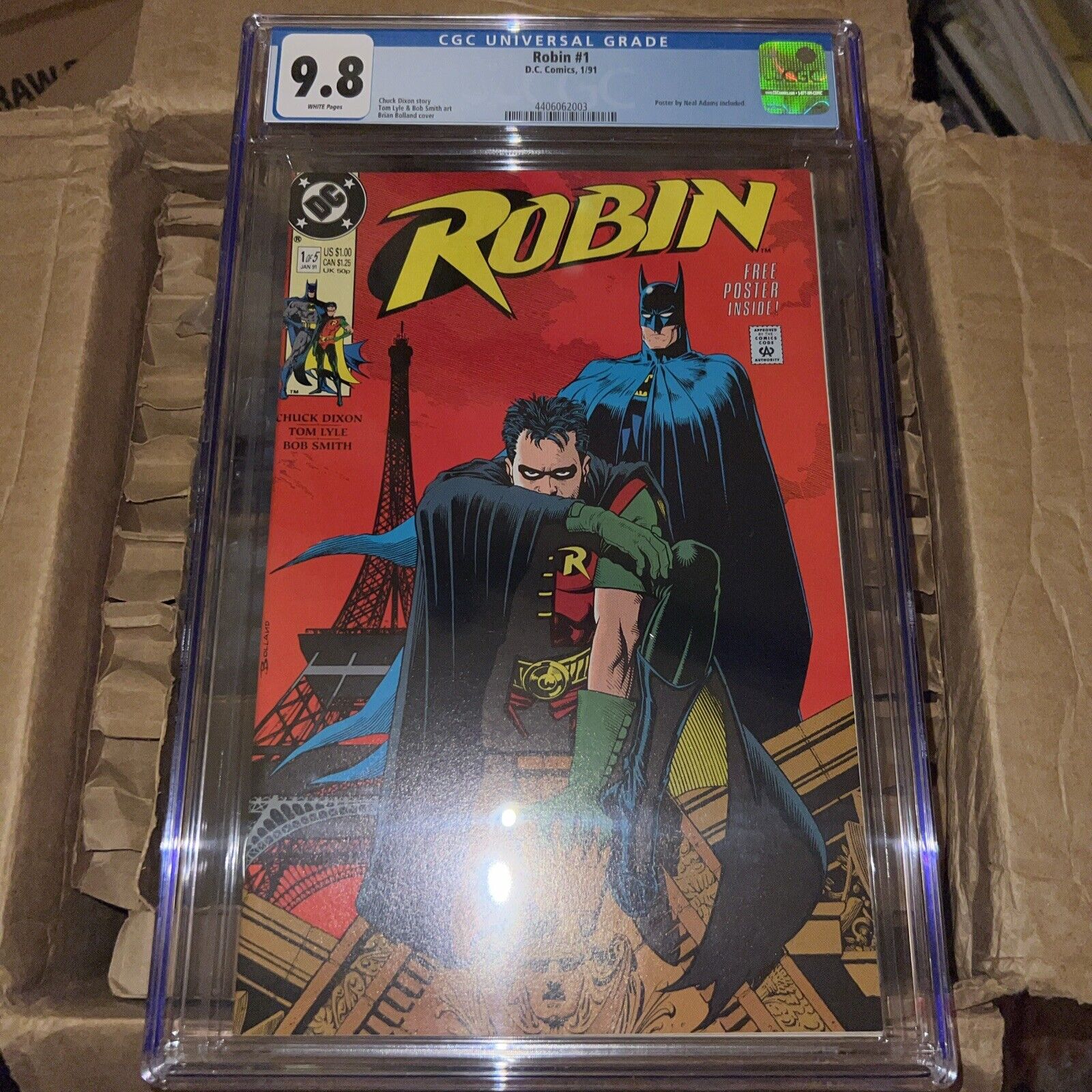 Robin #1 CGC 9.8 New Slab - First Print - Neal Adams Poster ID