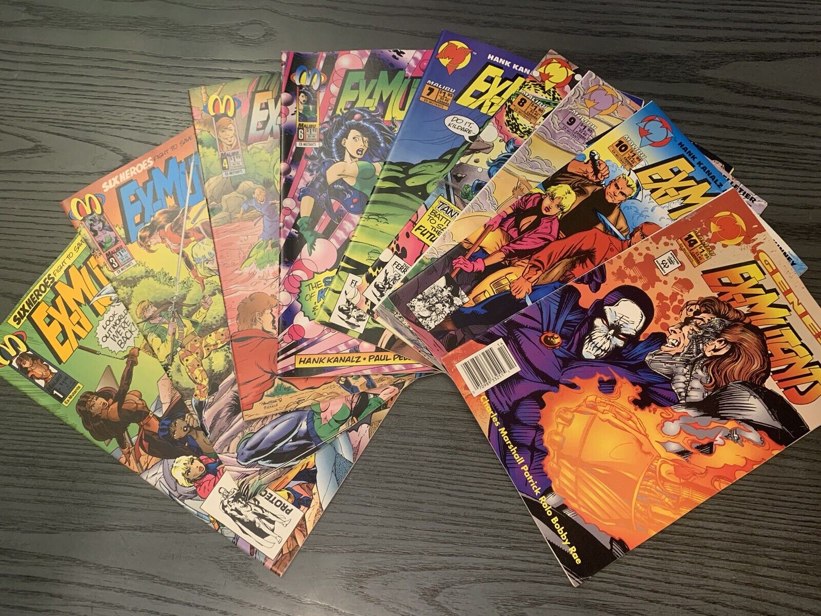 Ex-Mutants 9-book Lot