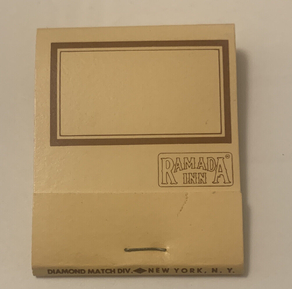 Vintage Ramada Inn Matchbook Full Unstruck Ad Hotel Souvenir Collect Matches