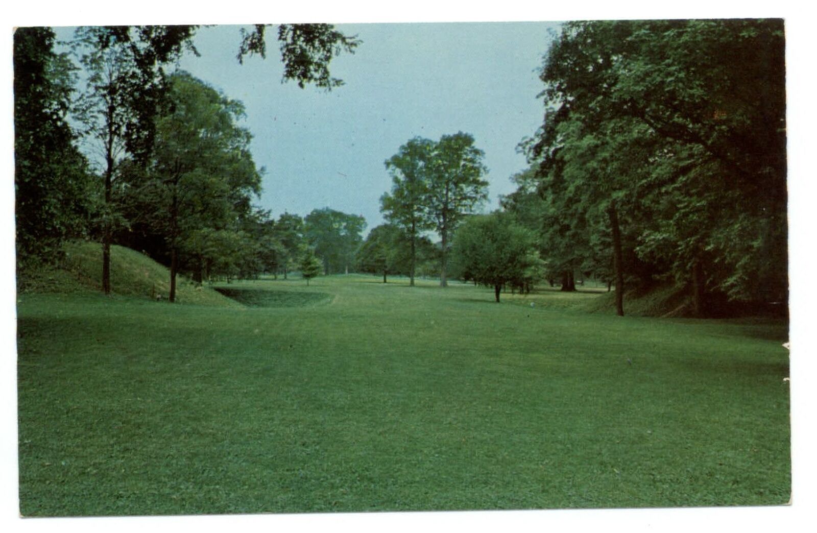 Newark Ohio Hopewell Indians Mound Builders State Memorial unused postcard