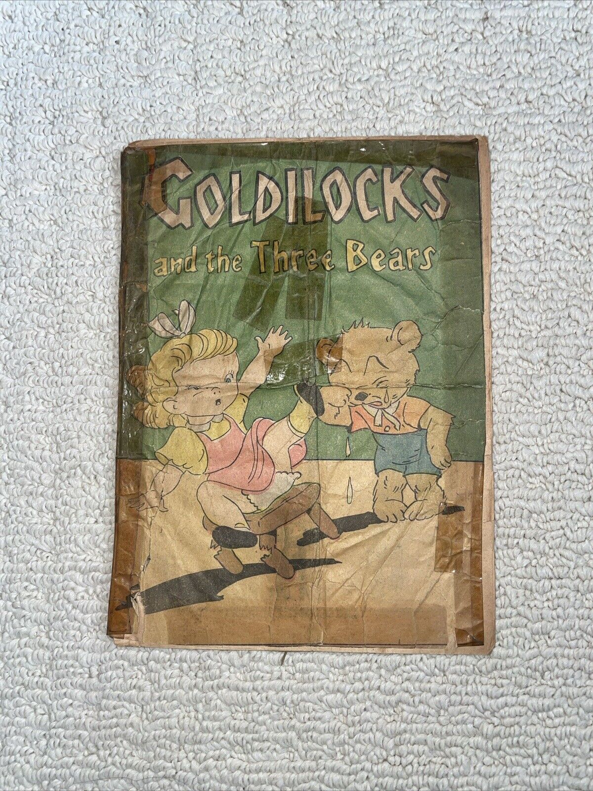 1943 Goldilocks And The Three Bears Comic K.K Publications Low Grade Rare MR