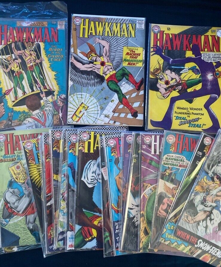 Hawkman Vol 1 (1964) 21 Silver Age Comic Lot Hawkman 4 VG Included