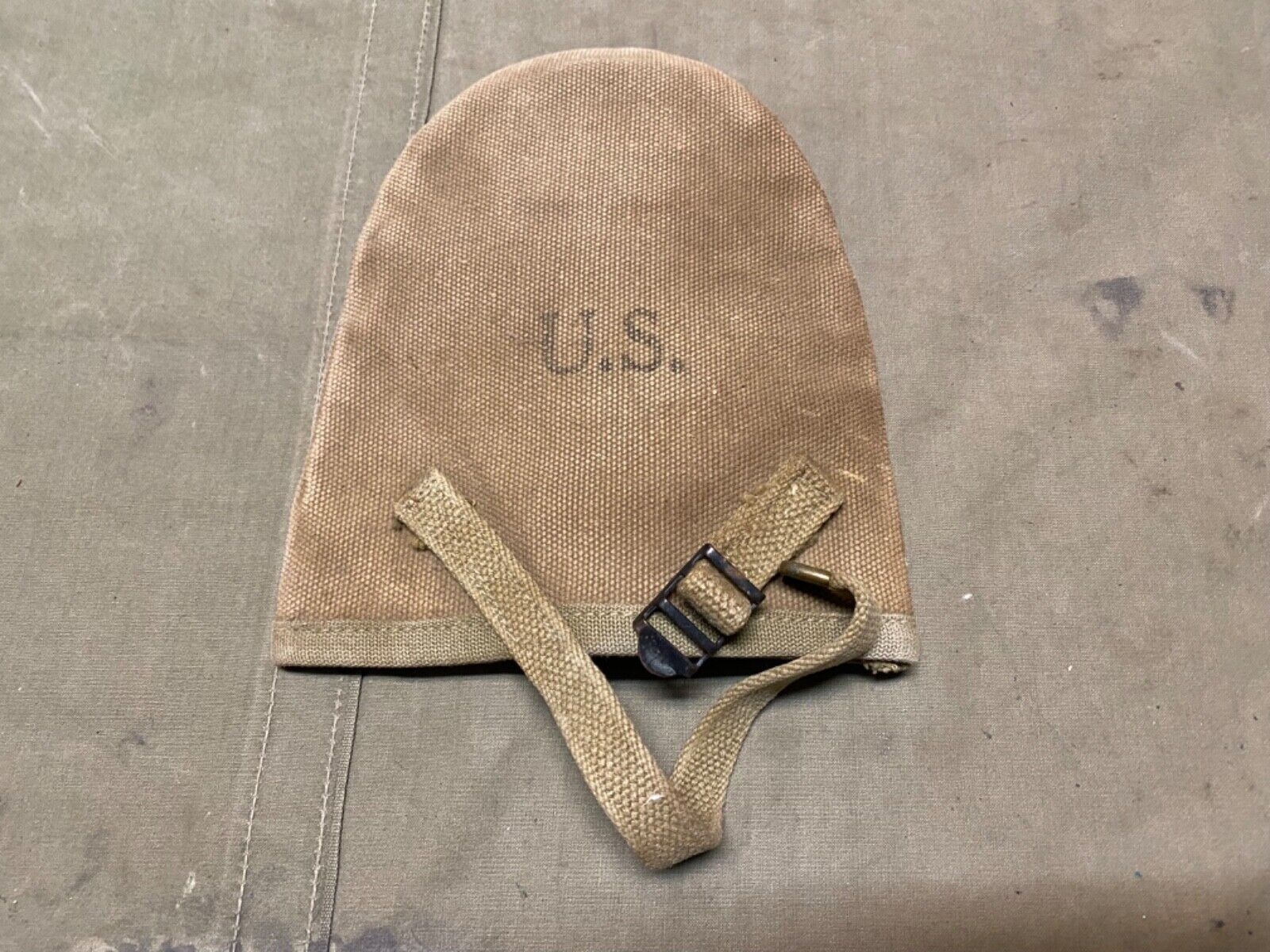 ORIGINAL WWII US ARMY M1942 FIELD ENTRENCHING SHOVEL CARRIER COVER