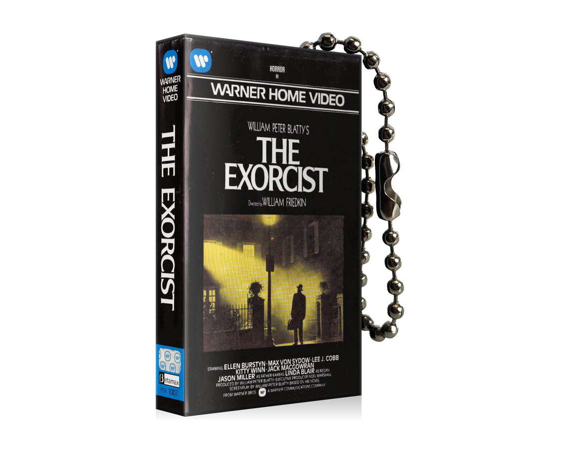 The Exorcist  Vintage Horror VHS Keychain