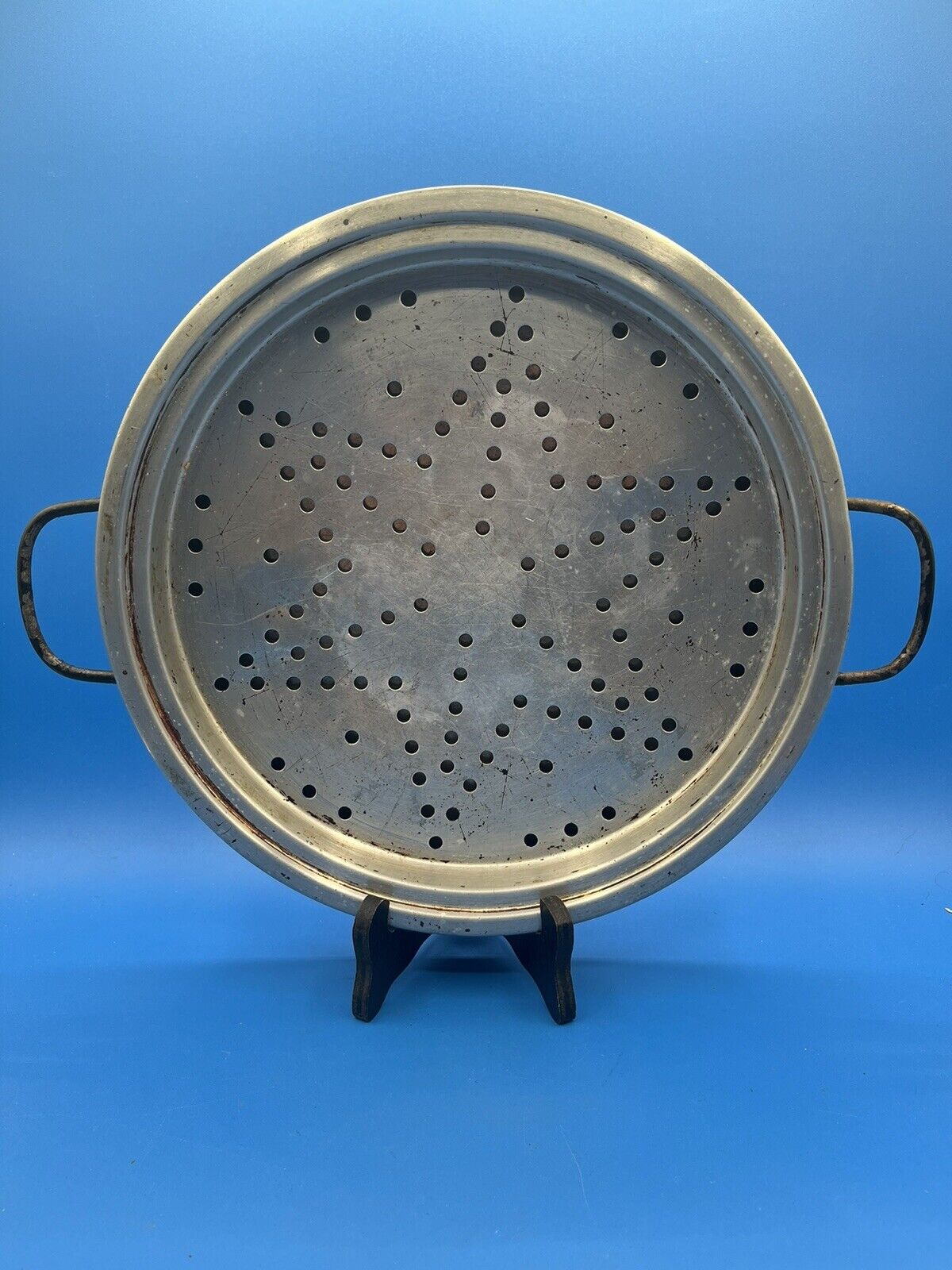 Vintage BUCKEYE Aluminum Ware Broiler Pan Star Pattern & Insert 12\