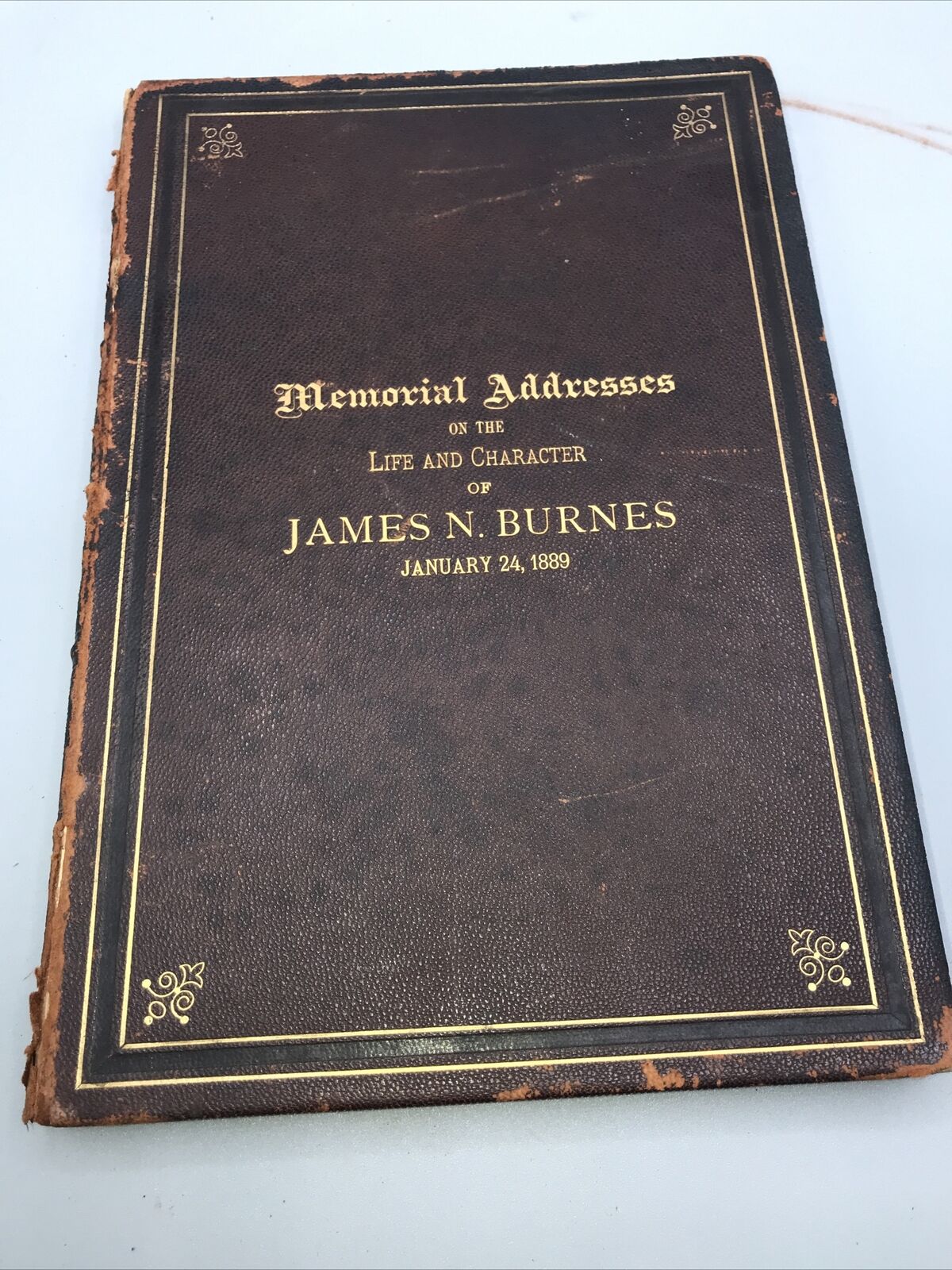 Vintage Memorial Addresses On The Life And Character James N Burnes Senator