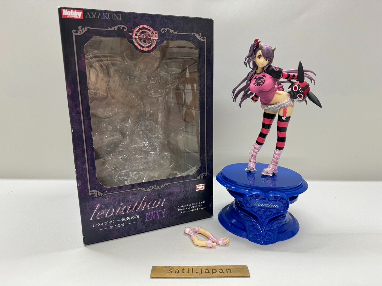 [USED] Hobby Japan The Seven Deadly Sins Leviathan 1/8 Figure Purple Clothes Ver