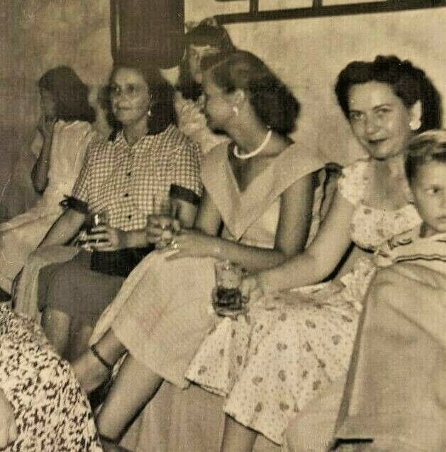 Vintage 1940s Philadelphia Pa. Photo Ladies & Little Boy at Family Party Photos 