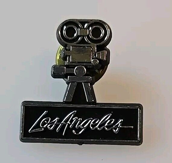 Los Angeles California Film Industry City State Tourism Plastic Lapel Hat Pin