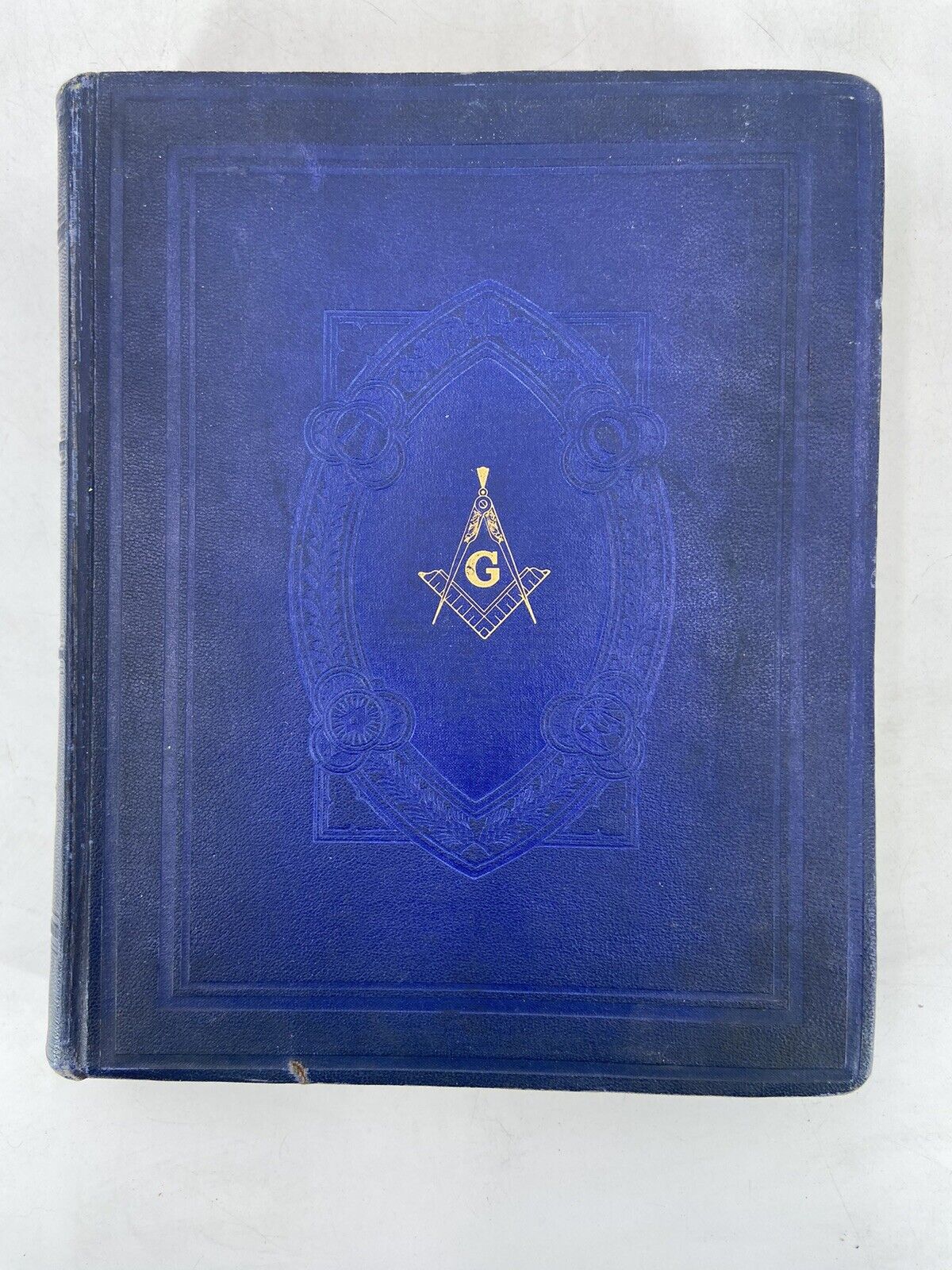MASONIC CYCLOPEDIC INDEXED HOLY BIBLE,1949,RED LETTER EDITION,JOHN HERTEL, GILT