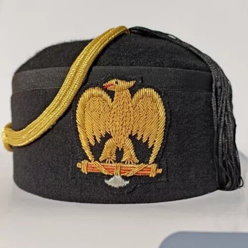 WW2 Italian Fascist High Leaders FEZ HAT Mussolini Summer Cap - All Sizes Hat