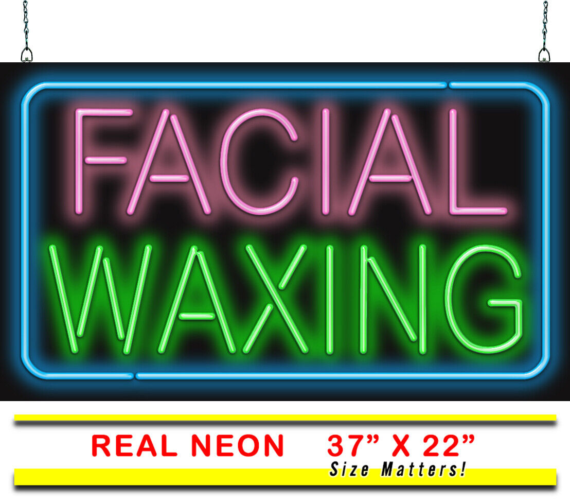 Facial Waxing Neon Sign | Jantec | 37\
