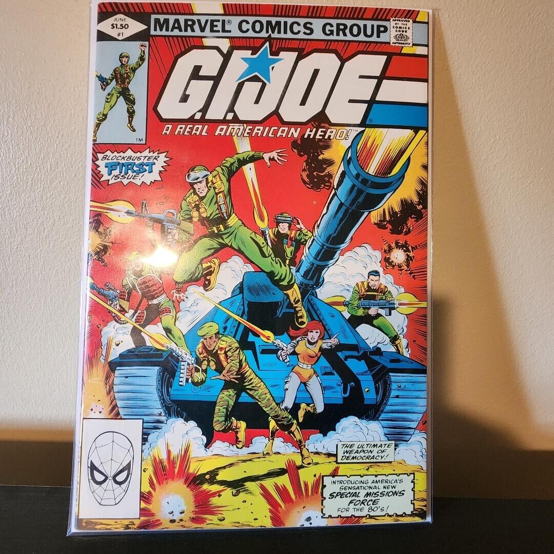 Marvel GI Joe #1  A Real American Hero 1982 Great Condition White Pages No CGC